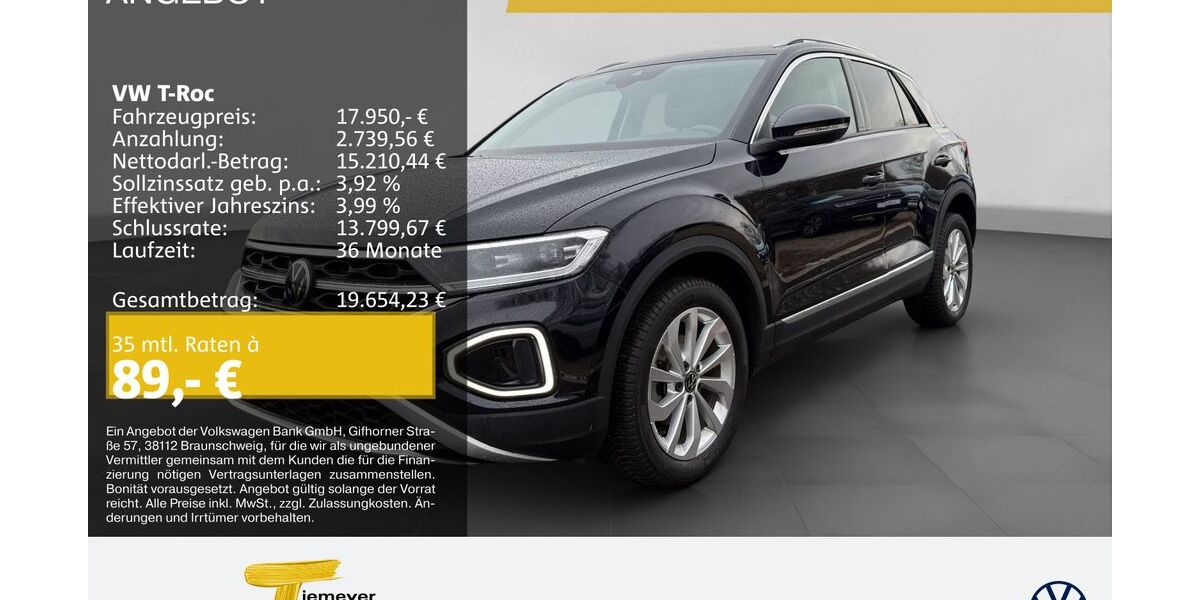 VW T-Roc 57.056 km 17.950 &euro; Duisburg 47059
