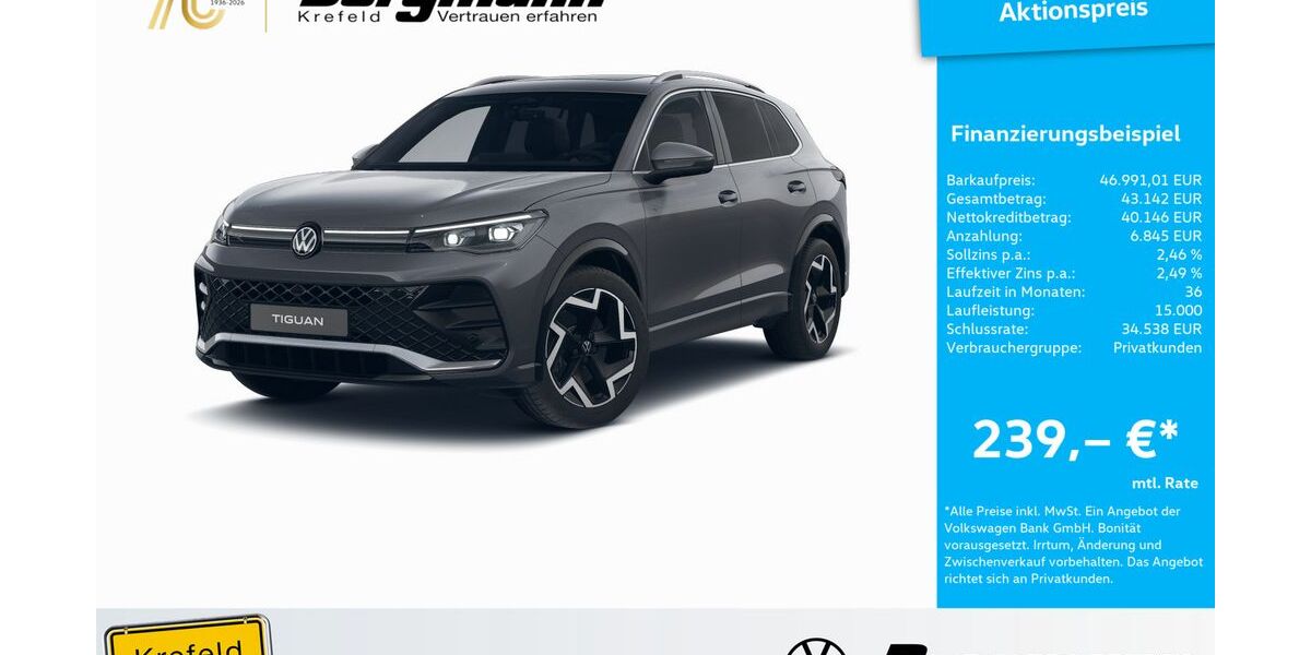 VW Tiguan 11.514 km 46.991 &euro; Krefeld 47803