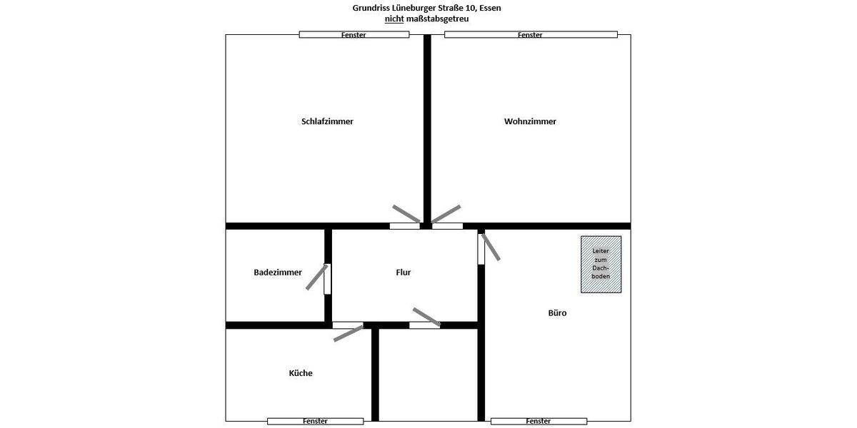 Etagenwohnung Essen Stadtbezirk III - 3.5 Zimmer, 88 m&sup2;, 879&euro; | Angebot:26021491