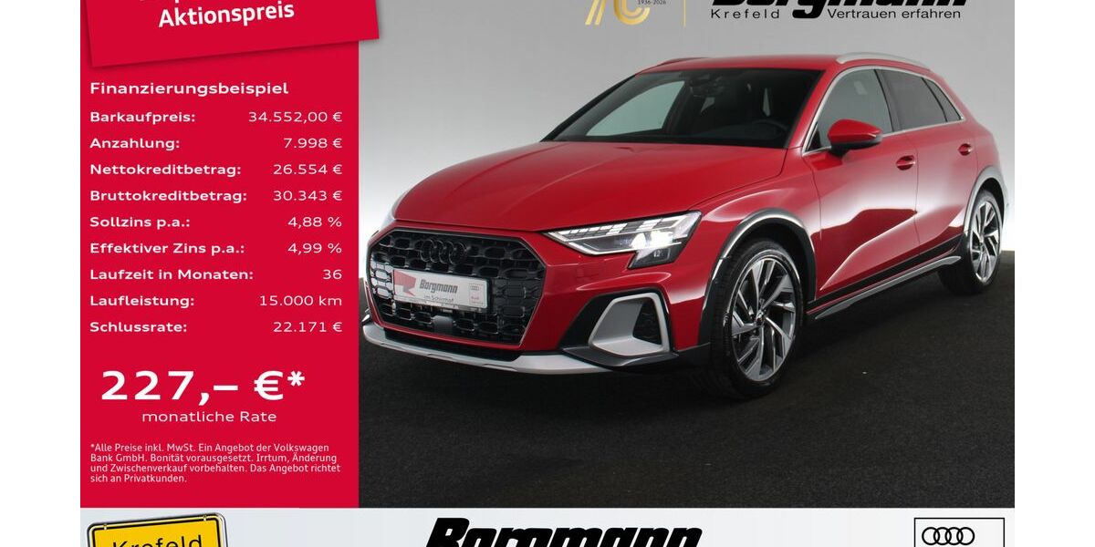 Audi A3 10.275 km 34.552 &euro; Krefeld 47803