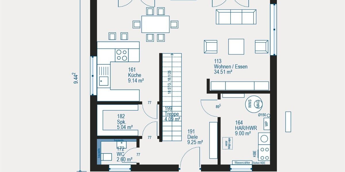 Individuell geplantes Einfamilienhaus in Gladbeck - Ihr Traumhaus mit allkauf Komfort und Flexibilität - Einfamilienhaus Gladbeck Rheinland-Pfalz | Angebot:27307886