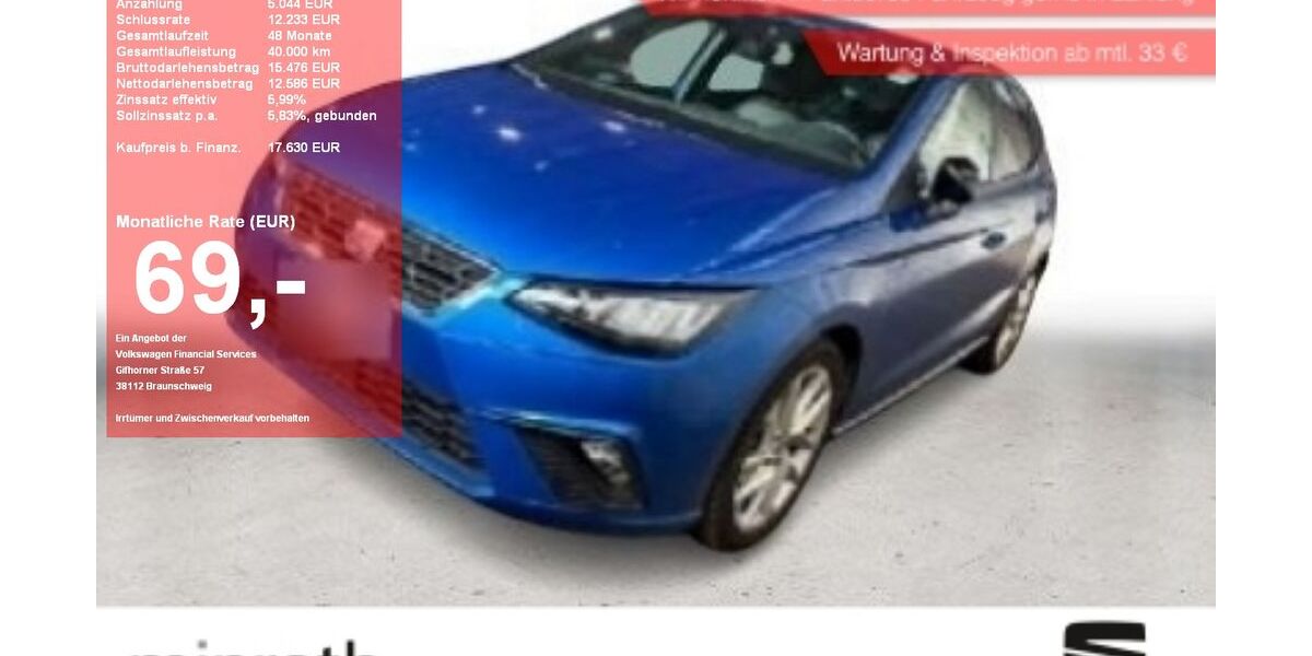 Seat Ibiza 21.811 km 16.380 &euro; Moers-Hülsdonk 47441