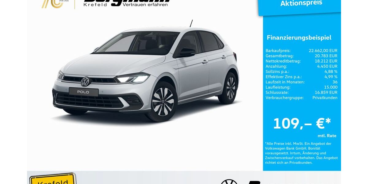 VW Polo 8.250 km 22.662 &euro; Krefeld 47803