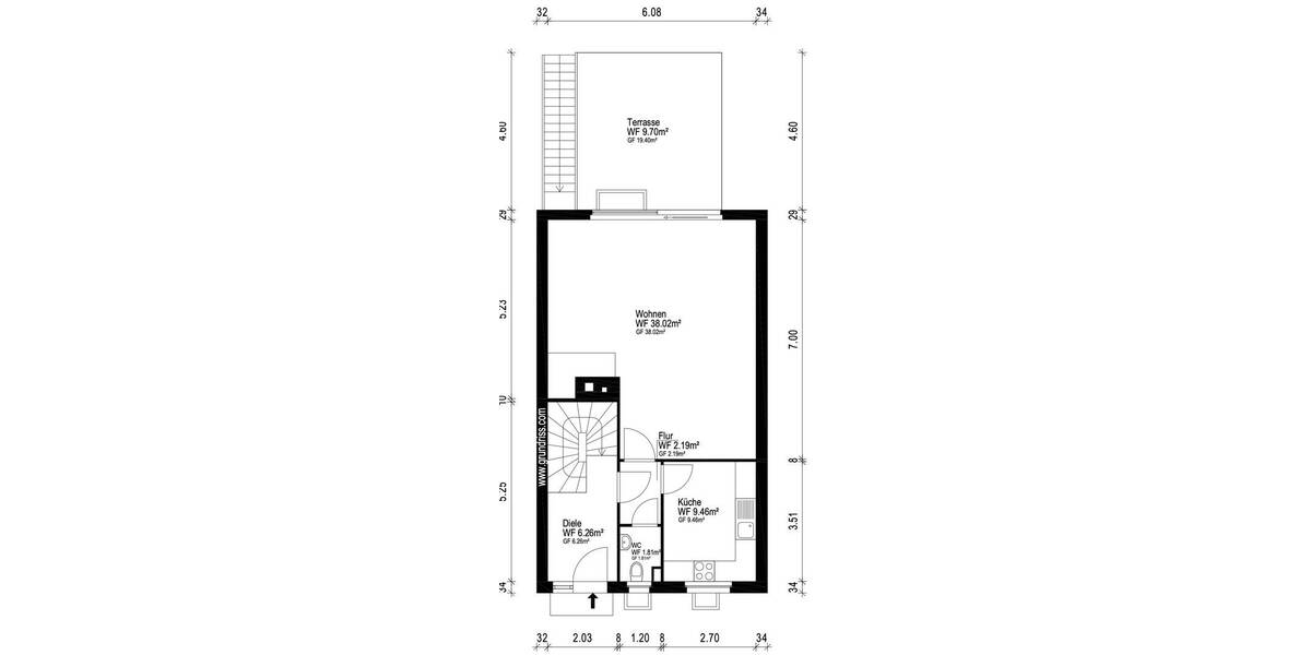 Reihenmittelhaus Kaarst Kaarst-Nord - 6 Zimmer, 165 m&sup2;, 399.000&euro; | Angebot:26731021