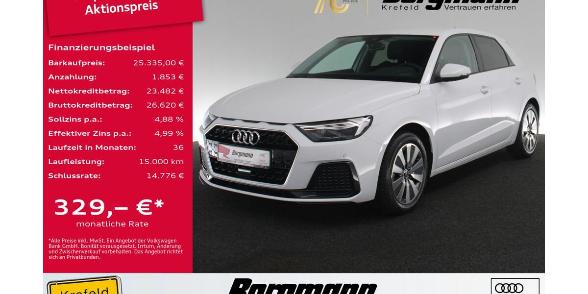 Audi A1 1.118 km 24.886 &euro; Krefeld 47803