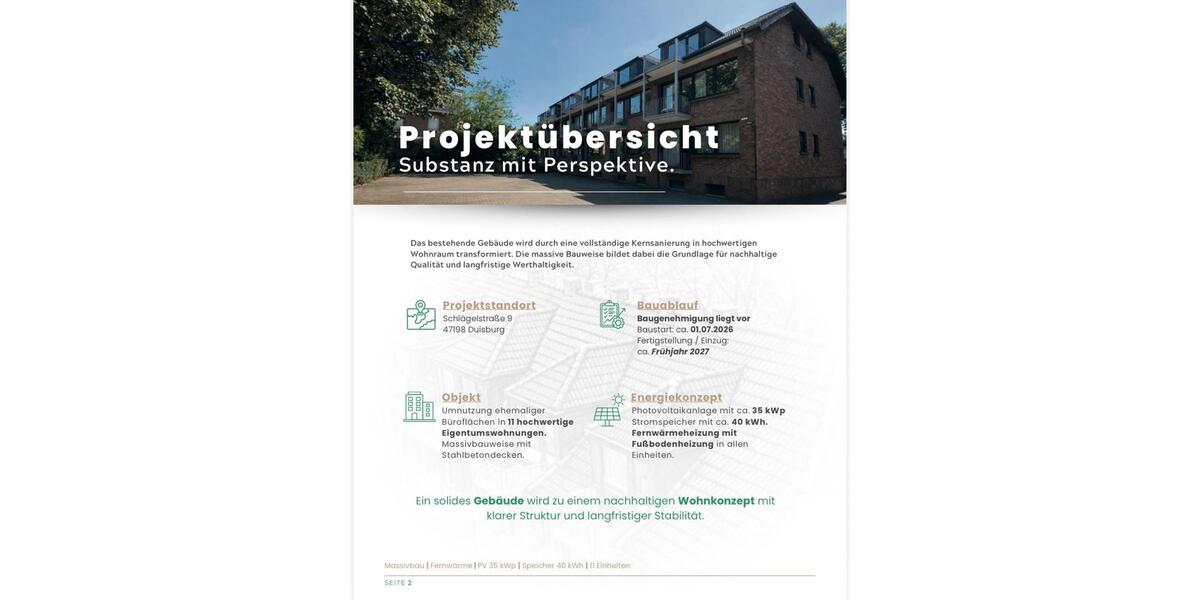 Erdgeschoßwohnung Duisburg Essenberg - 4 Zimmer, 105 m&sup2;, 278.000&euro; | Angebot:27096103