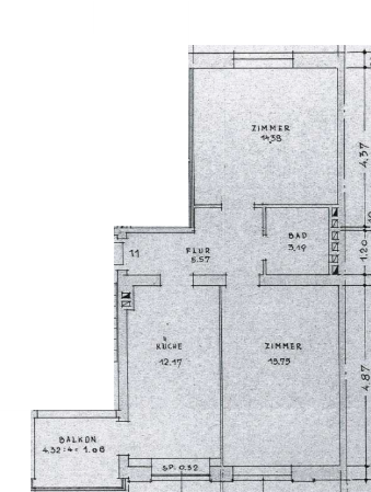 Etagenwohnung Krefeld - 2 Zimmer, 52 m&sup2;, 680&euro; | Angebot:24877612