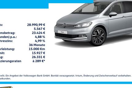 VW Touran 55.442 km 28.991 &euro; Krefeld 47803