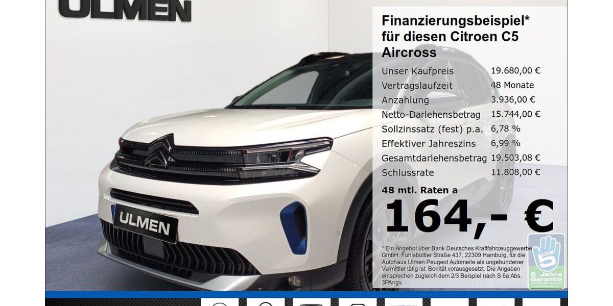 Citroen C5 Aircross 82.625 km 19.680 &euro; Düsseldorf 40233