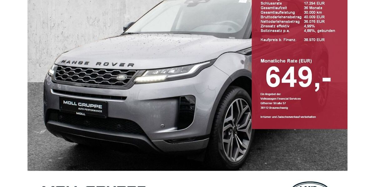 Land Rover Range Rover Evoque 35.151 km 38.480 &euro; Düsseldorf 40474