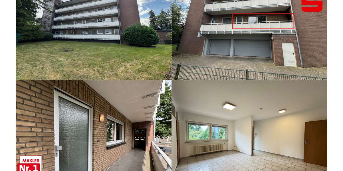 Etagenwohnung Wesel Fusternberg - 2 Zimmer, 44 m&sup2;, 79.800&euro; | Angebot:27318942
