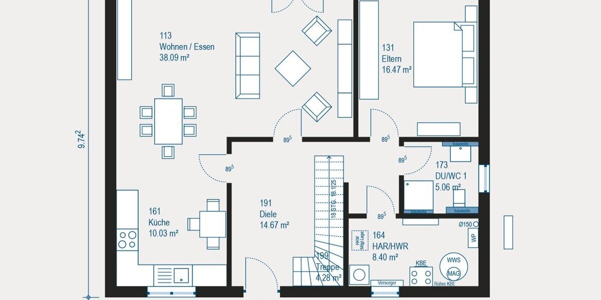 Verwirklichen Sie Ihren Wohntraum mit dem Home 13 - individuell planbar! - Gewerbeobjekt Bottrop | Angebot:27313513