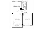 Erdgeschoßwohnung Essen Stadtbezirk VI - 2.5 Zimmer, 63 m&sup2;, 629&euro; | Angebot:26694869