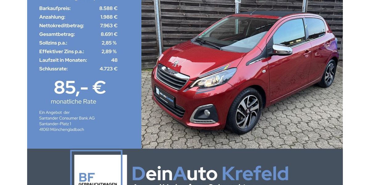 Peugeot 108 65.395 km 8.588 &euro; Krefeld 47839