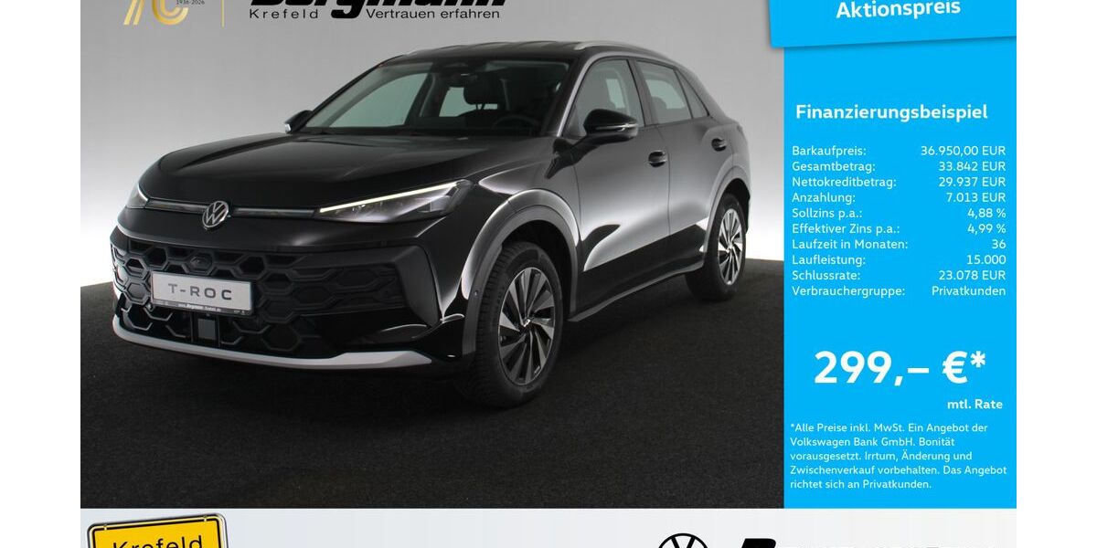 VW T-Roc 5.000 km 35.950 &euro; Krefeld 47803