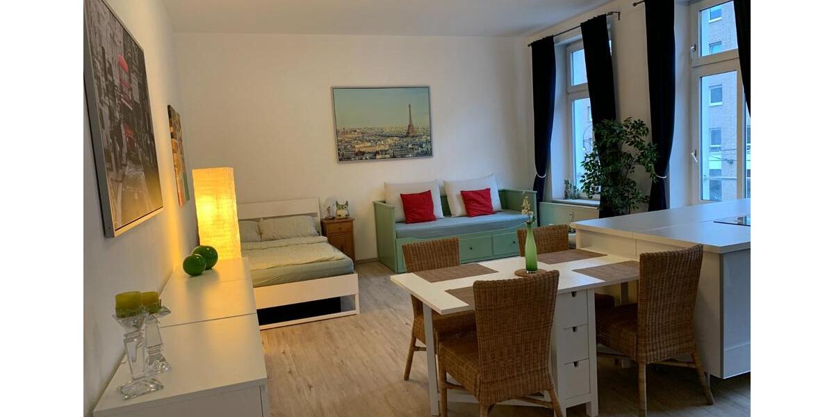 Etagenwohnung Krefeld Cracau - 1.5 Zimmer, 43 m&sup2;, 650&euro; | Angebot:25650517