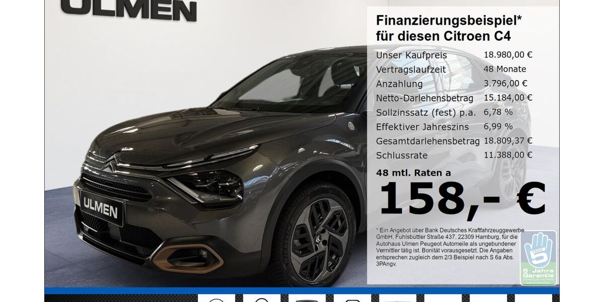 Citroen C4 20.956 km 18.980 &euro; Düsseldorf 40233