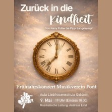 Musikverein Pont: Jahreskonzert 09.05.2026 Aula der Liebfrauen-Schule Geldern