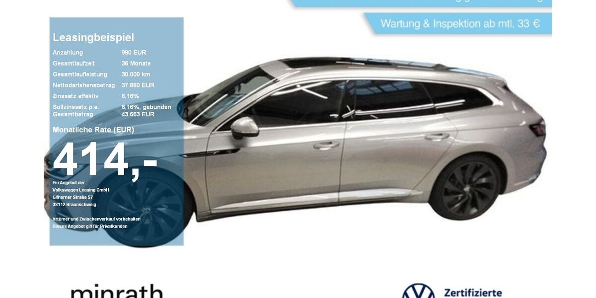 VW Arteon 11.724 km 36.880 &euro; Moers 47441