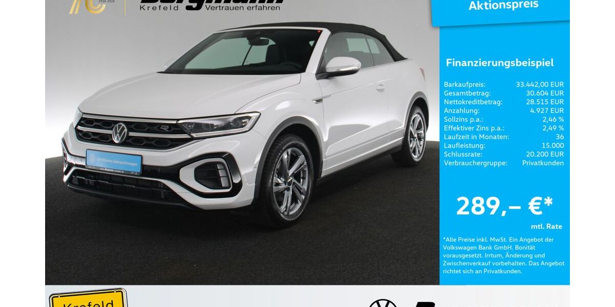 VW T-Roc 25.573 km 33.442 &euro; Krefeld 47803