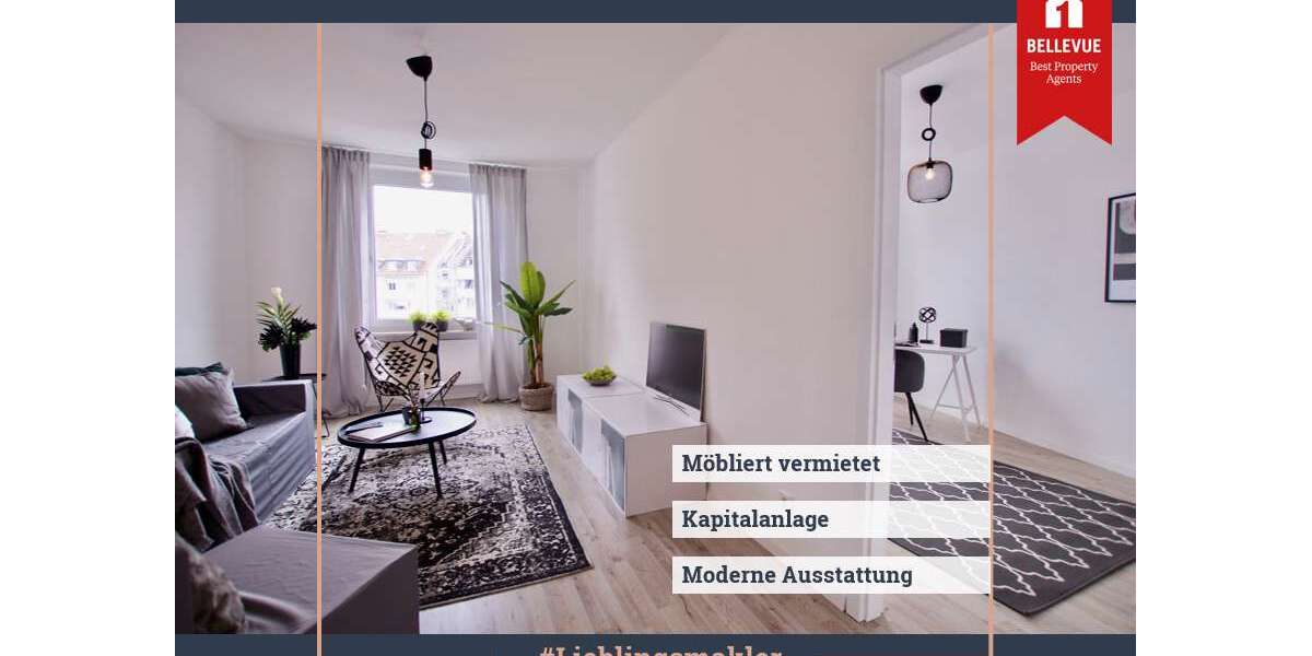 Etagenwohnung Düsseldorf Oberbilk - 3 Zimmer, 66 m&sup2;, 299.000&euro; | Angebot:27222884