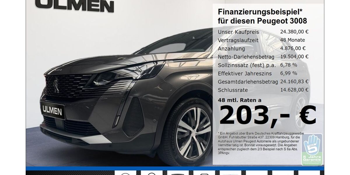 Peugeot 3008 26.764 km 24.380 &euro; Düsseldorf 40233
