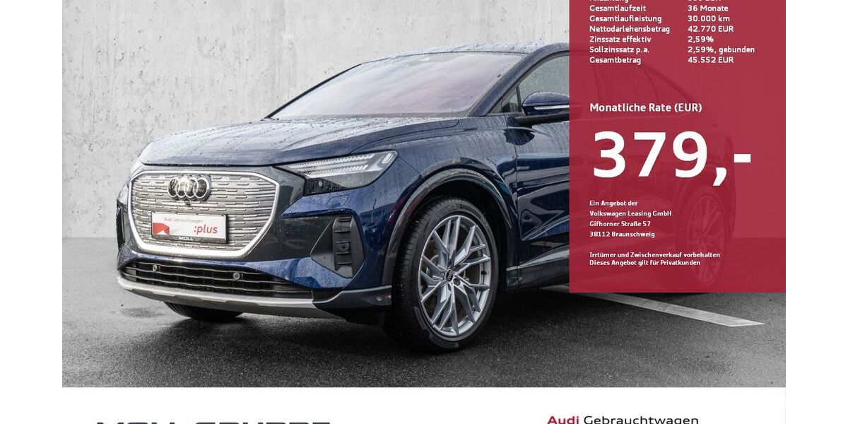 Audi Q4 e-tron 8.490 km 41.880 &euro; Düsseldorf 40549