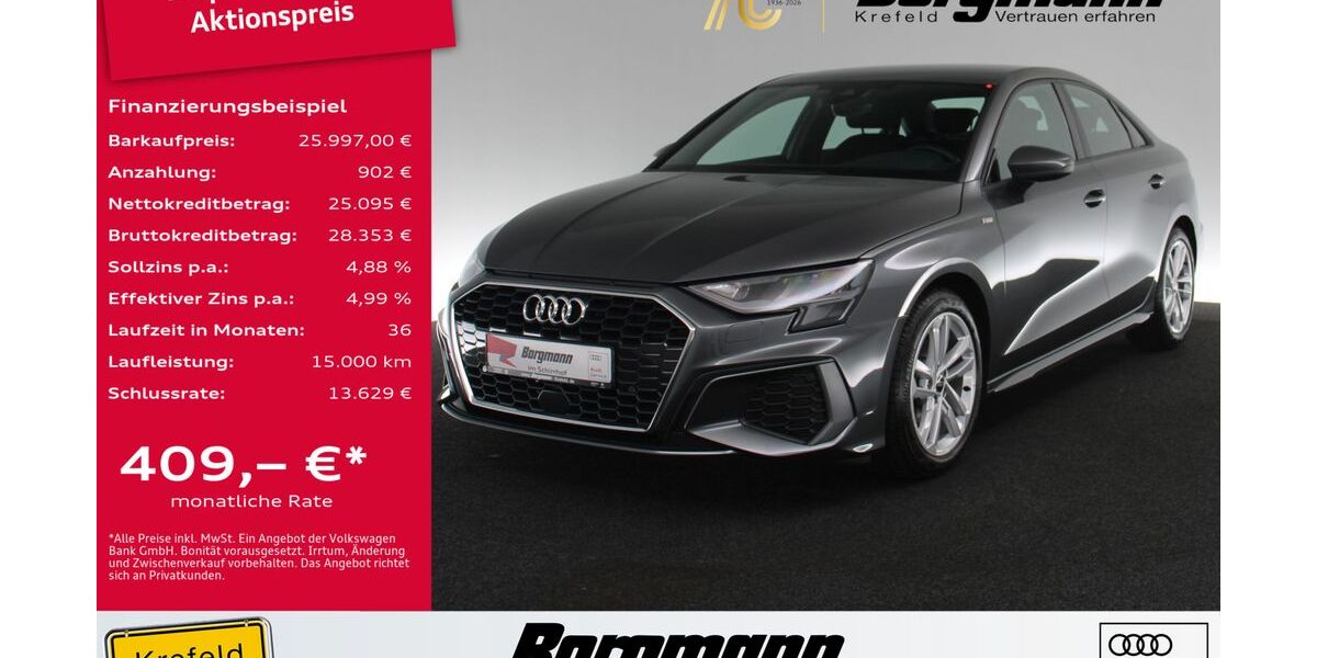 Audi A3 45.832 km 25.997 &euro; Krefeld 47803