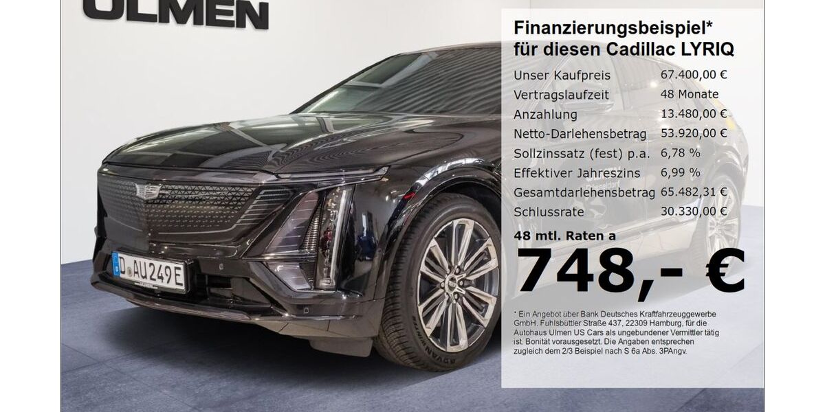 Cadillac LYRIQ 1.900 km 67.400 &euro; Düsseldorf 40231