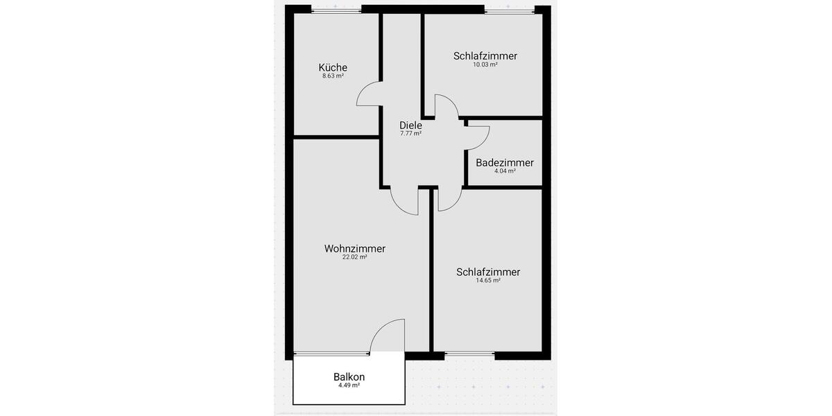 Dachgeschoßwohnung Essen Stadtbezirk VI - 3 Zimmer, 70 m&sup2;, 115.000&euro; | Angebot:27196434