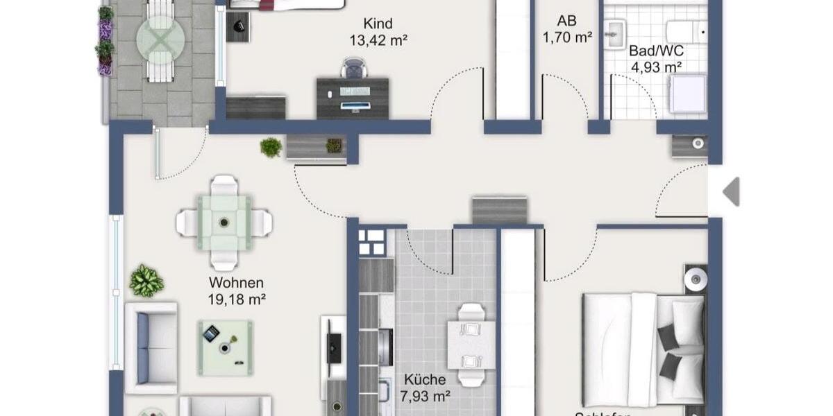 Erdgeschoßwohnung Duisburg Walsum - 3 Zimmer, 71 m&sup2;, 149.000&euro; | Angebot:26040235