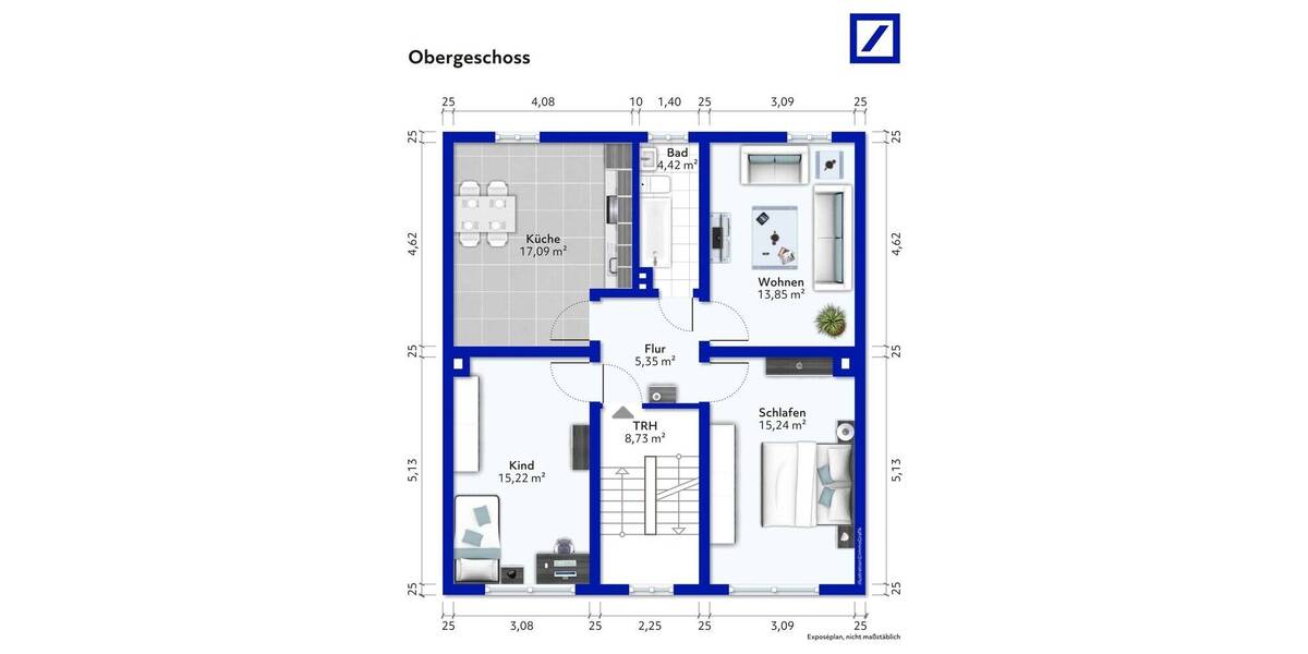 Etagenwohnung Gelsenkirchen Horst - 3 Zimmer, 72 m&sup2;, 106.500&euro; | Angebot:25779506
