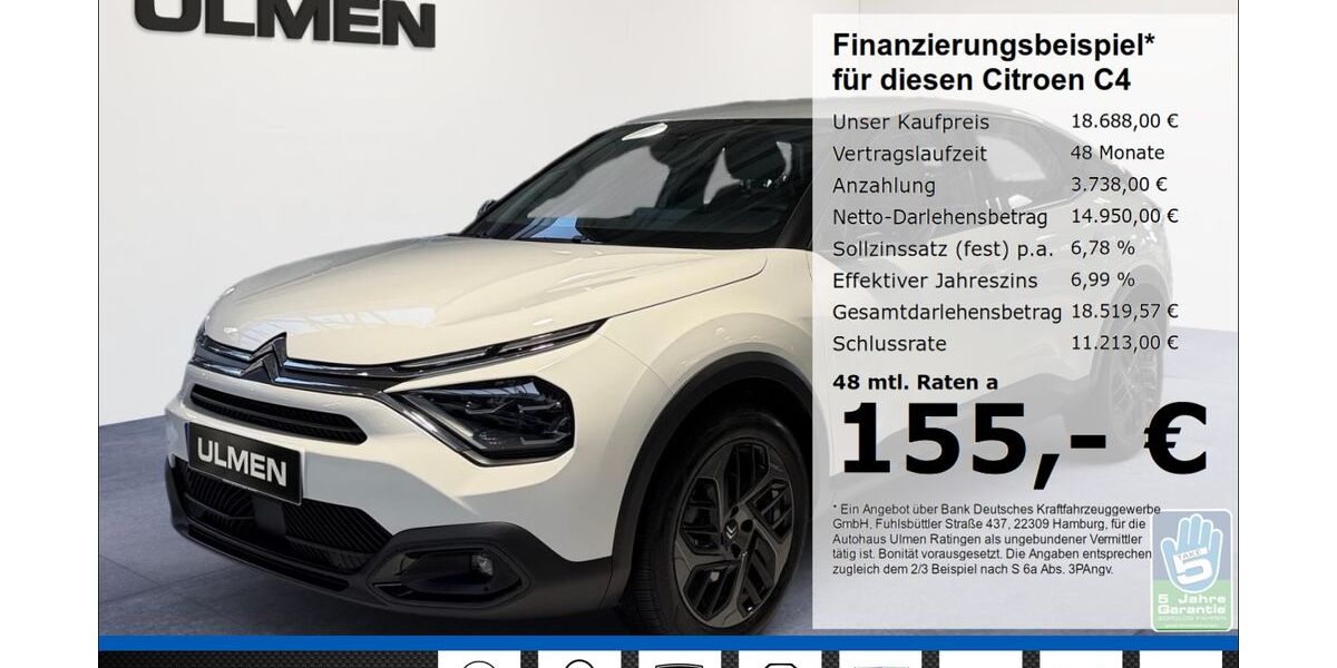 Citroen C4 34.614 km 17.980 &euro; Ratingen 40880