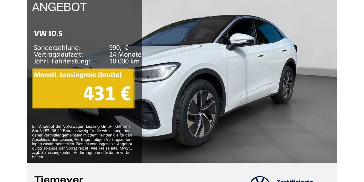 VW ID.5 5.980 km 33.870 &euro; Duisburg 47059