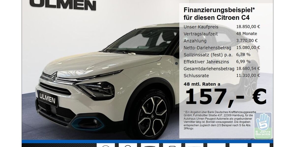 Citroen C4 20.865 km 18.480 &euro; Düsseldorf 40233