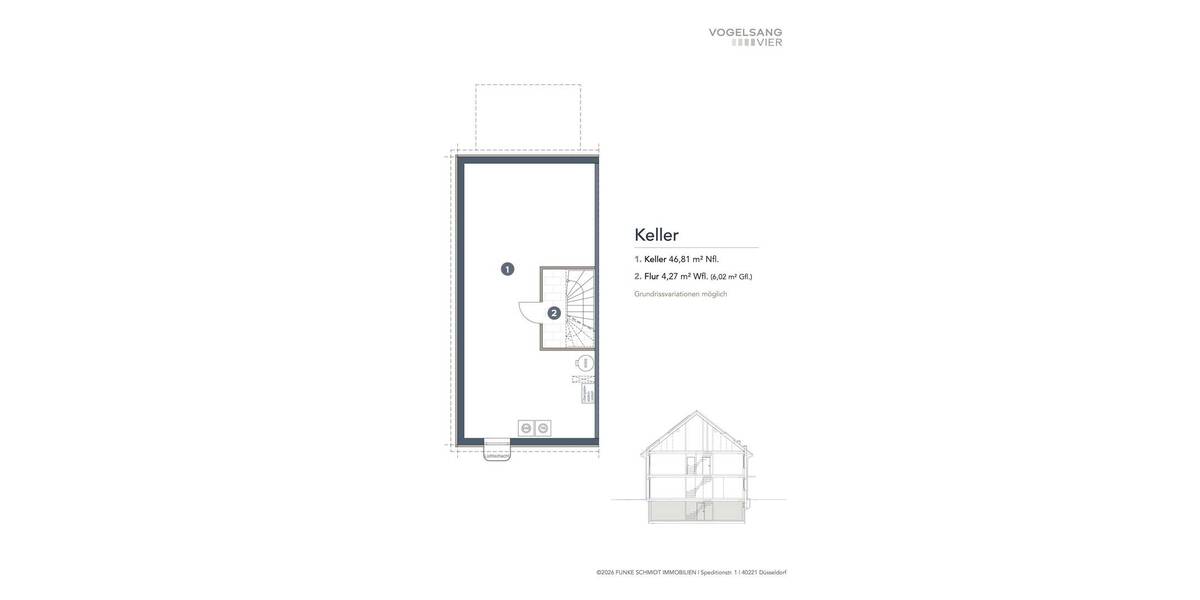 Doppelhaushälfte Neuss Vogelsang - 6 Zimmer, 134 m&sup2;, 669.000&euro; | Angebot:25996542