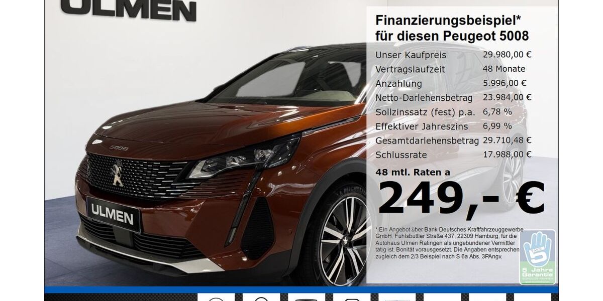 Peugeot 5008 38.444 km 28.980 &euro; Ratingen 40880