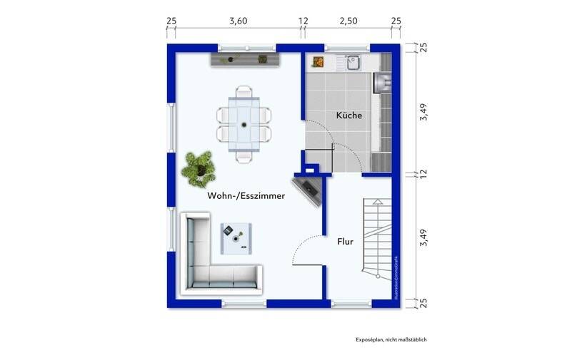 Doppelhaushälfte Mülheim Saarn - 7 Zimmer, 120 m&sup2;, 350.000&euro; | Angebot:26658624