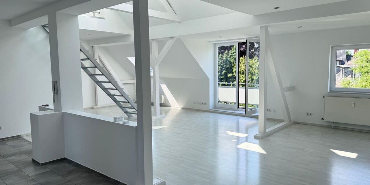 Wohnen auf höchstem Niveau: 168 qm, lichtdurchflutete Maisonette in Rüttenscheid, Klima,Garage - Maisonettenwohnung Essen Rüttenscheid | Angebot:27332915