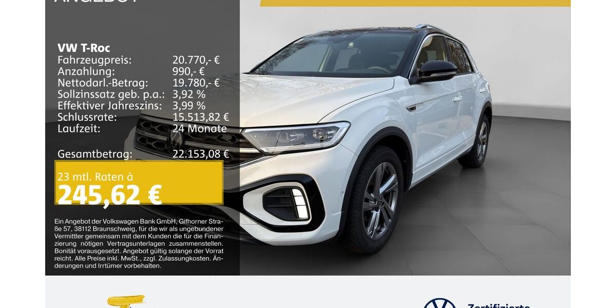 VW T-Roc 52.712 km 20.770 &euro; Duisburg 47059