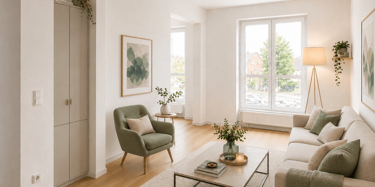 Etagenwohnung Meerbusch Necklenbroich - 2 Zimmer, 37 m&sup2;, 962&euro; | Angebot:27252571