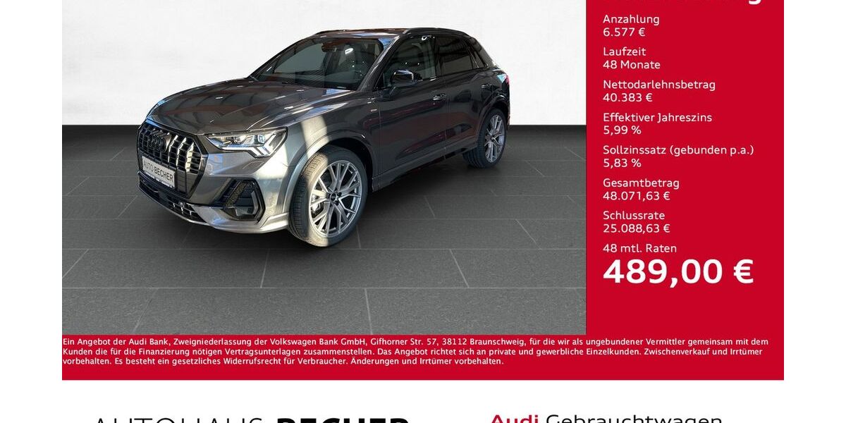 Audi Q3 14.791 km 46.960 &euro; Wesel 46485