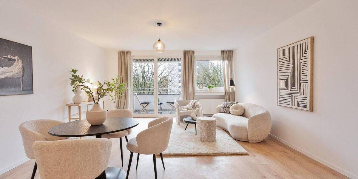 Etagenwohnung Krefeld Bockum - 2 Zimmer, 61 m&sup2;, 189.900&euro; | Angebot:26009415