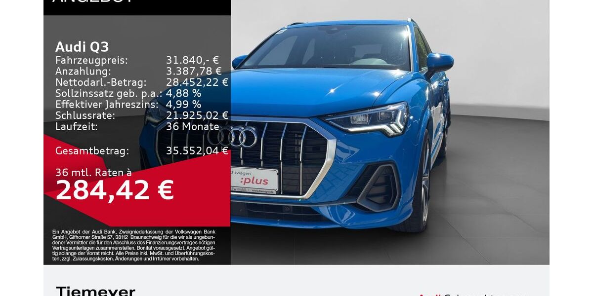 Audi Q3 52.105 km 30.880 &euro; Oberhausen 46047