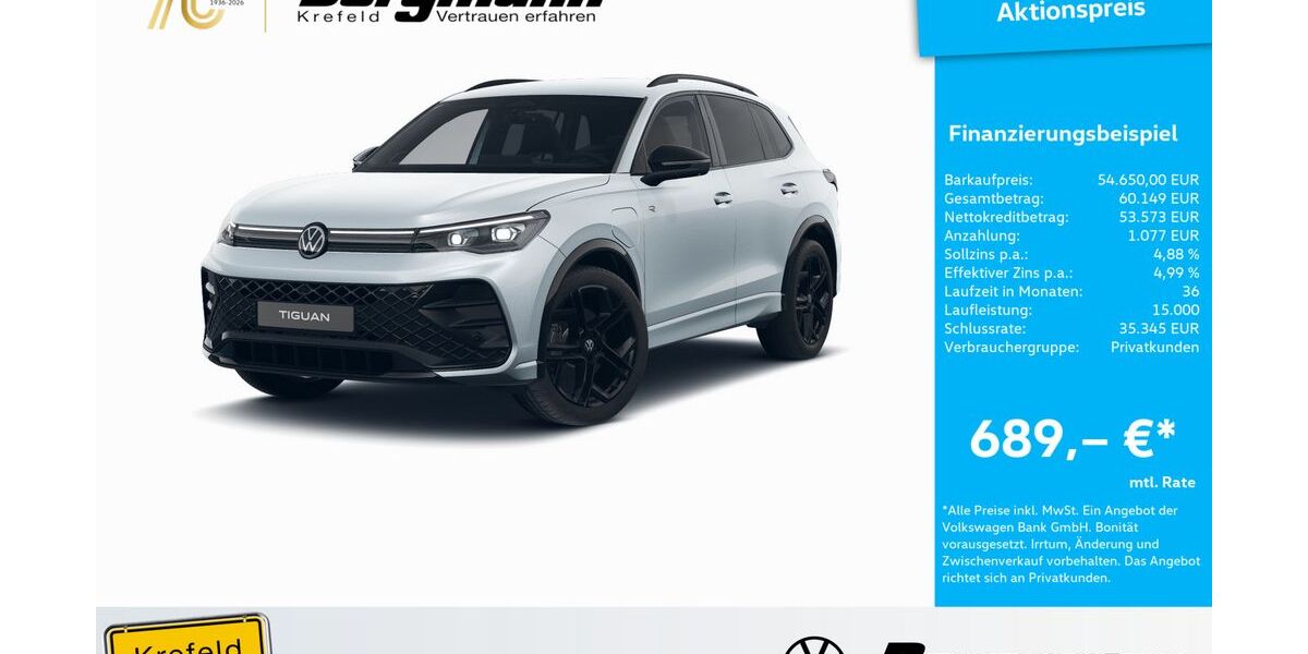 VW Tiguan 8.000 km 53.850 &euro; Krefeld 47803