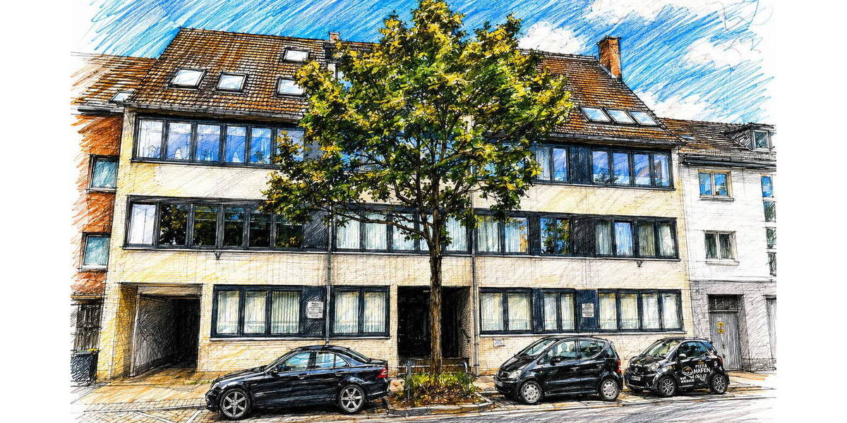 Etagenwohnung Neuss Weissenberg - 2 Zimmer, 103 m&sup2;, 349.000&euro; | Angebot:26737054