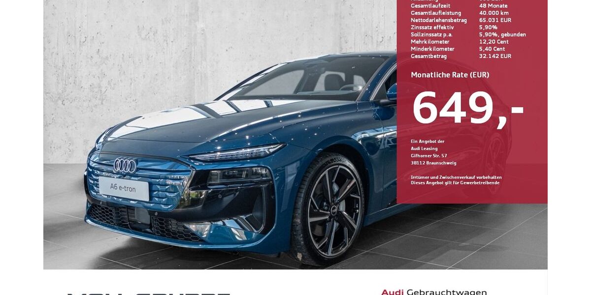 Audi A6 e-tron 10.000 km 78.990 &euro; Düsseldorf 40549