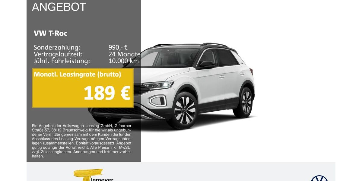 VW T-Roc 19.709 km 28.140 &euro; Duisburg 47059