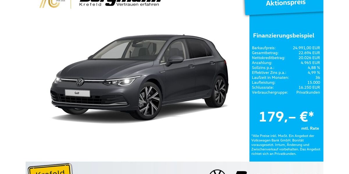 VW Golf 59.998 km 24.662 &euro; Krefeld 47803