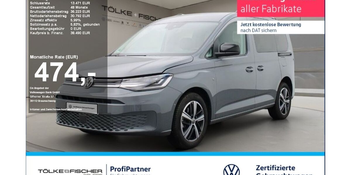 VW Caddy 10.499 km 36.799 &euro; Krefeld 47805